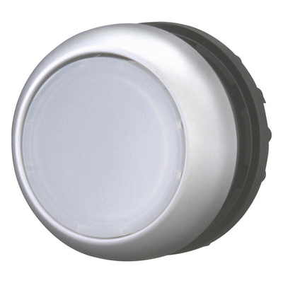 Eaton M22 Series White Momentary Push Button Head, 22mm Cutout, IP67