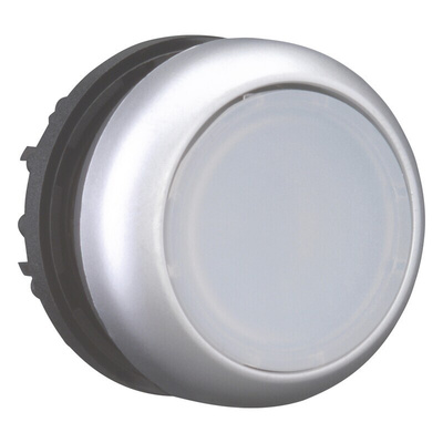 Eaton M22 Series White Momentary Push Button Head, 22mm Cutout, IP67