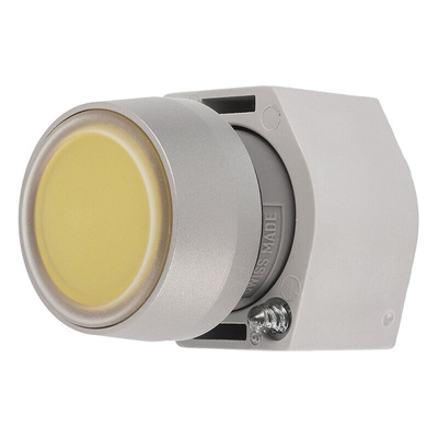 EAO Yellow Momentary Push Button Head, IP65