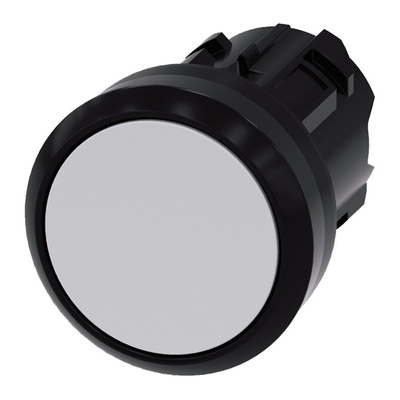 Siemens SIRIUS ACT Series White Momentary Push Button Head, 22mm Cutout, IP66, IP67, IP69K