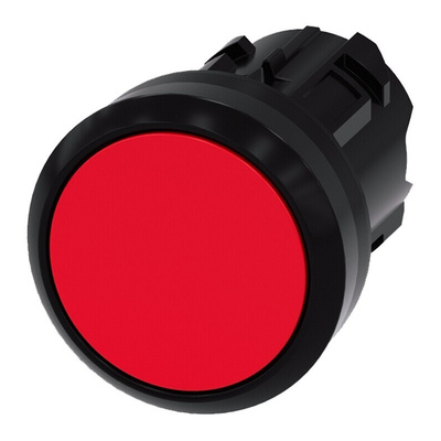 Siemens SIRIUS ACT Series Red Momentary Push Button Head, 22mm Cutout, IP66, IP67, IP69K