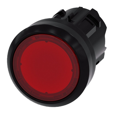 Siemens SIRIUS ACT Series Red Momentary Push Button Head, 22mm Cutout, IP66, IP67, IP69K