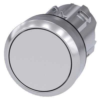 Siemens SIRIUS ACT Series White Momentary Push Button Head, 22mm Cutout, IP66, IP67, IP69K