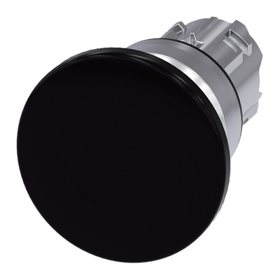 Siemens SIRIUS ACT Series Black Momentary Push Button Head, 22mm Cutout, IP66, IP67, IP69K