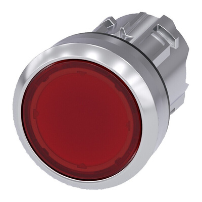 Siemens SIRIUS ACT Series Red Momentary Push Button Head, 22mm Cutout, IP66, IP67, IP69K