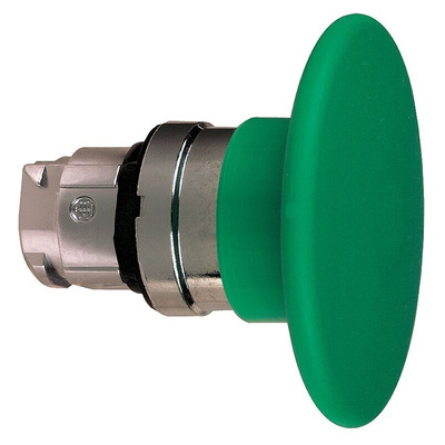Schneider Electric Harmony XB4 Series Green Momentary Push Button Head, 22mm Cutout, IP66, IP67, IP69K