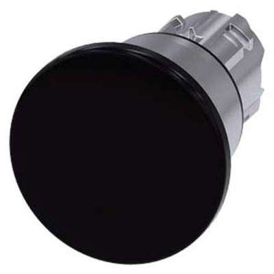 Siemens SIRIUS ACT Series Black Latching Push Button, 22mm Cutout, IP66, IP67, IP69K