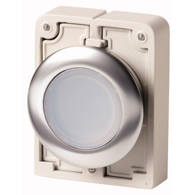 Eaton RMQ Titan M30 Series White Maintained Push Button, 30mm Cutout, IP67