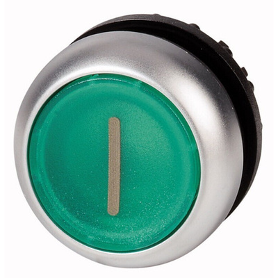 Eaton RMQ Titan M22 Series Green Maintained Push Button Head, 22mm Cutout, IP67