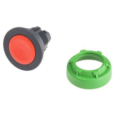 Schneider Electric Harmony ZB5 Series Red Momentary Push Button Head, 30mm Cutout, IP66, IP67, IP69K