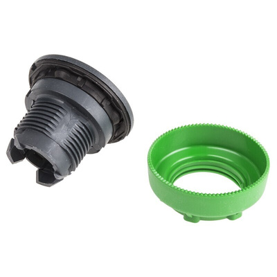 Schneider Electric Harmony ZB5 Series Green Momentary Push Button Head, 30mm Cutout, IP66, IP67, IP69K