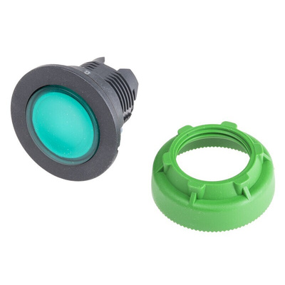 Schneider Electric Harmony ZB5 Series Green Momentary Push Button Head, 30mm Cutout, IP66, IP67, IP69K