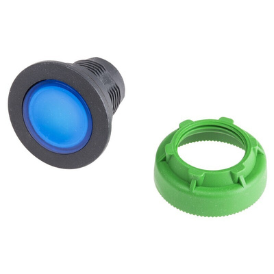 Schneider Electric Harmony ZB5 Series Blue Momentary Push Button Head, 30mm Cutout, IP66, IP67, IP69K