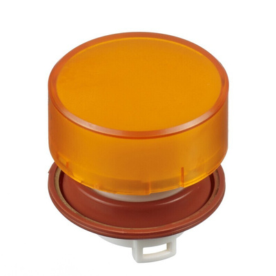 Idec HW Series Amber Push Button Head, 22mm Cutout, IP20