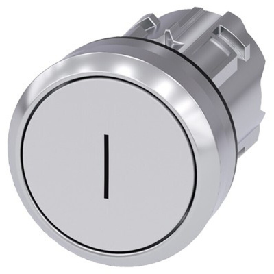 Siemens SIRIUS ACT Series White Momentary Push Button, 22mm Cutout, IP66, IP67, IP69K