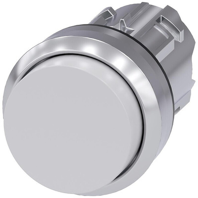 Siemens SIRIUS ACT Series White Momentary Push Button, 22mm Cutout, IP66, IP67, IP69K