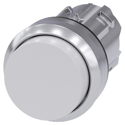 Siemens SIRIUS ACT Series White Momentary Push Button, 22mm Cutout, IP66, IP67, IP69K