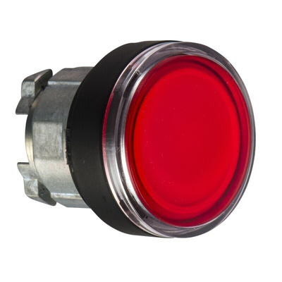 Schneider Electric Harmony XB4 Series Red Illuminated Momentary Push Button Head, 22mm Cutout, IP66, IP67, IP69K