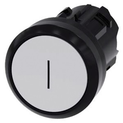 Siemens SIRIUS ACT Series White Momentary Push Button, 22mm Cutout, IP66, IP67, IP69K