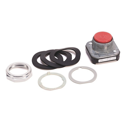 Allen Bradley 800T Series Red Momentary Push Button Head, 30mm Cutout, IP65
