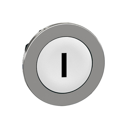 Schneider Electric ZB4 Series White Momentary Push Button Head, 30mm Cutout, IP66, IP67, IP69K