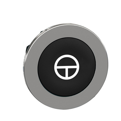 Schneider Electric ZB4 Series Black Momentary Push Button Head, 30mm Cutout, IP66, IP67, IP69K
