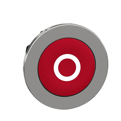 Schneider Electric ZB4 Series Red Momentary Push Button Head, 30mm Cutout, IP66, IP67, IP69K