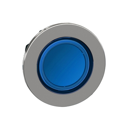 Schneider Electric ZB4 Series Blue Momentary Push Button Head, 30mm Cutout, IP66, IP67, IP69K