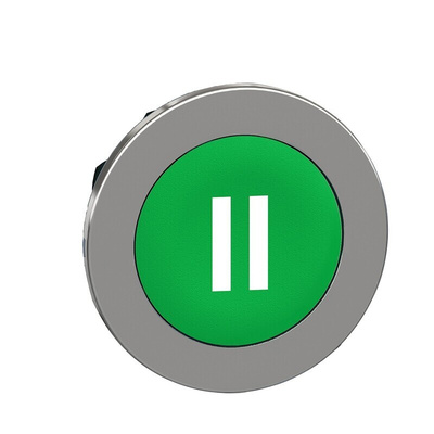 Schneider Electric ZB4 Series Green Momentary Push Button Head, 30mm Cutout, IP66, IP67, IP69K
