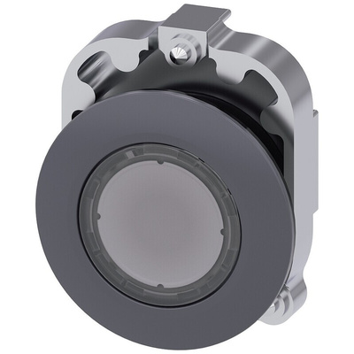 Siemens SIRIUS ACT Series Clear Latching Push Button Head, 30mm Cutout, IP66, IP67, IP69K