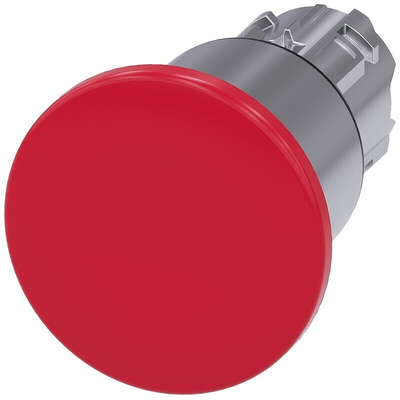 Siemens SIRIUS ACT Series Red Latching Push Button Head, 22mm Cutout, IP66, IP67, IP69K
