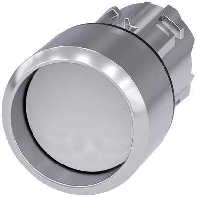Siemens SIRIUS ACT Series White Momentary Push Button Head, 22mm Cutout, IP66, IP67, IP69K