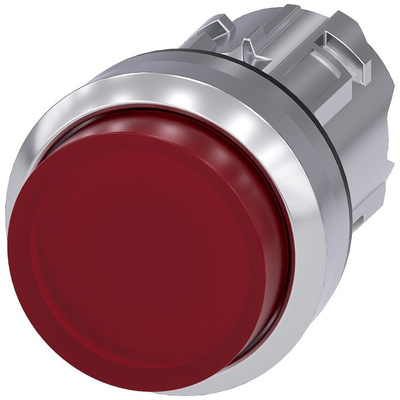 Siemens SIRIUS ACT Series Red Momentary Push Button Head, 22mm Cutout, IP66, IP67, IP69K