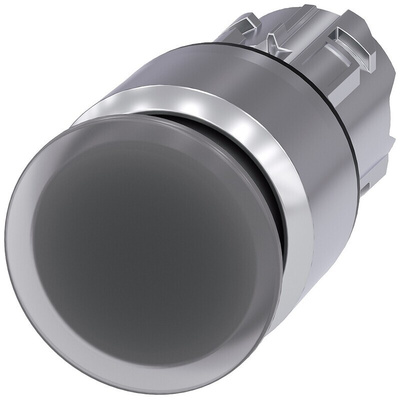 Siemens SIRIUS ACT Series Clear Latching Push Button Head, 22mm Cutout, IP66, IP67, IP69K