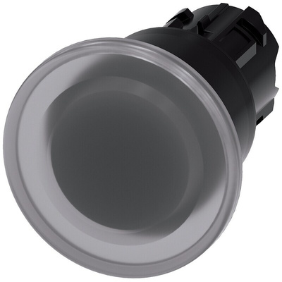 Siemens SIRIUS ACT Series Clear Latching Push Button Head, 22mm Cutout, IP66, IP67, IP69K