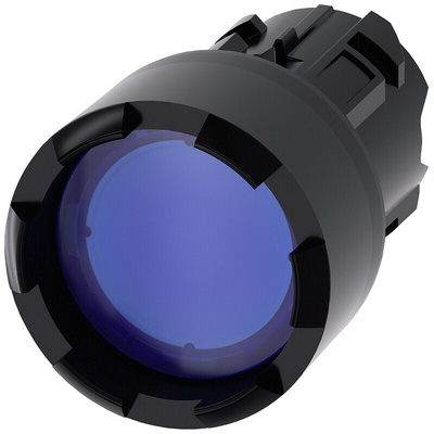 Siemens SIRIUS ACT Series Blue Momentary Push Button Head, 22mm Cutout, IP66, IP67, IP69K