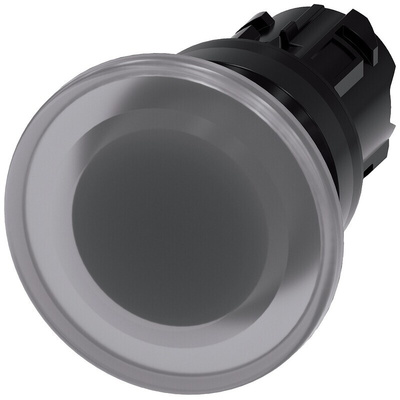 Siemens SIRIUS ACT Series Clear Momentary Push Button Head, 22mm Cutout, IP66, IP67, IP69K