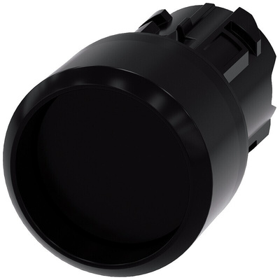 Siemens SIRIUS ACT Series Black Momentary Push Button Head, 22mm Cutout, IP66, IP67, IP69K