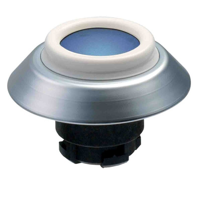 Schmersal NDL Series Blue Illuminated Momentary Push Button Head, 22mm Cutout, IP67, IP69K