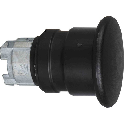 Schneider Electric ZB4 Series Black Spring Return Push Button Head, 22mm Cutout, IP66, IP67, IP69K