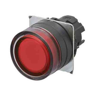 Omron A22NZ Series Momentary Push Button Head, 22mm Cutout