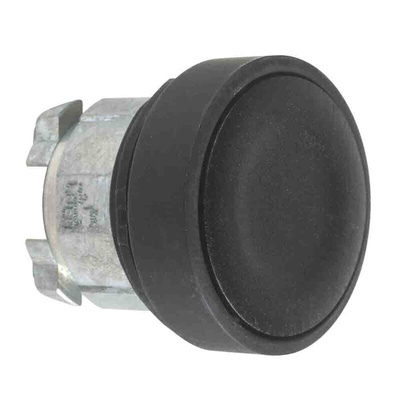 Schneider Electric Harmony XB4 Series Black Momentary Push Button Head, 22mm Cutout