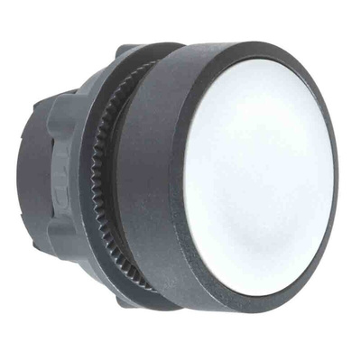 Schneider Electric Harmony XB5 Series Grey Momentary Push Button Head, 22mm Cutout