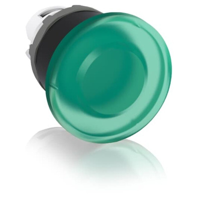 ABB Modular Series Green Momentary Push Button Head, 40mm Cutout