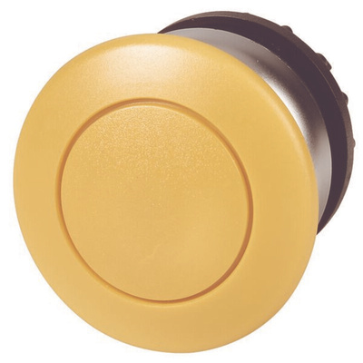 Eaton RMQ Titan M22 Series Yellow Maintained Push Button Head, 22.5mm Cutout