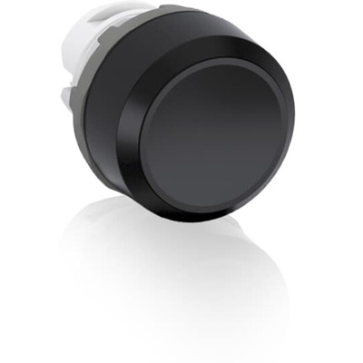 ABB MP2 Series Black Maintained Push Button Head, 22.5mm Cutout