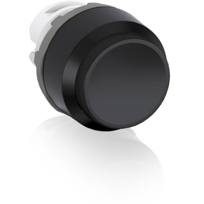 ABB MP3 Series Black Momentary Push Button Head, 22.5mm Cutout