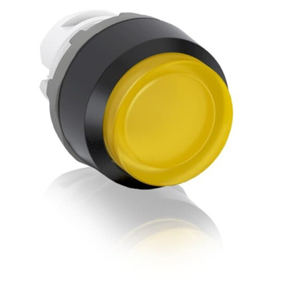 ABB MP3 Series Yellow Momentary Push Button Head, 22.5mm Cutout