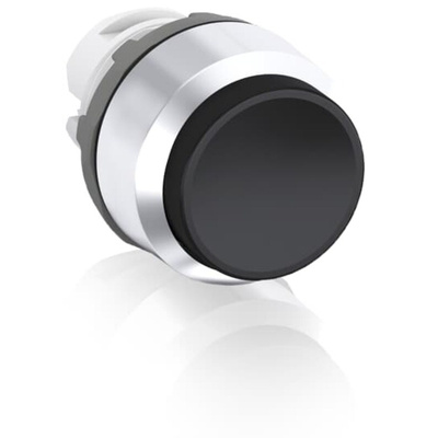 ABB MP3 Series Black Momentary Push Button Head, 22.5mm Cutout