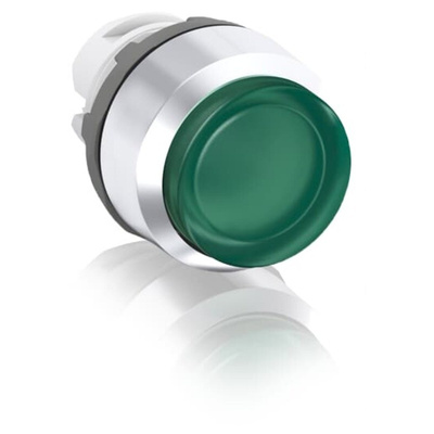 ABB MP3 Series Green Momentary Push Button Head, 22.5mm Cutout